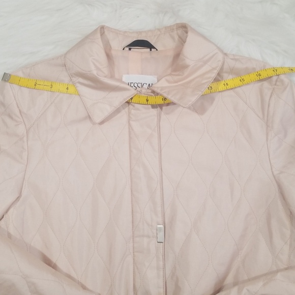 Jessica blush pink zippered quilt jacket. Size M - Picture 6 of 8